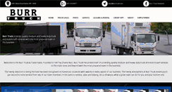 Desktop Screenshot of burrtruck.com